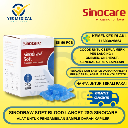 Blood lancet Sinocare Blood Lancet 28G (50 pcs)