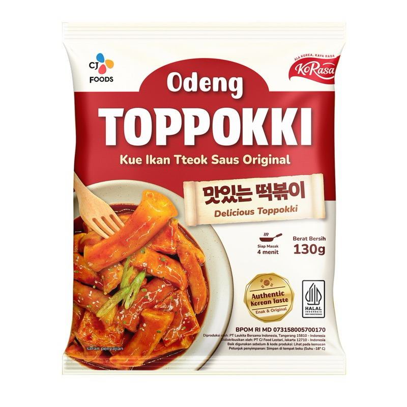 

Classica2106 Odeng Toppoki Korasa Odeng Toppokki Spicy Sauce Dan Saos Ori 130G