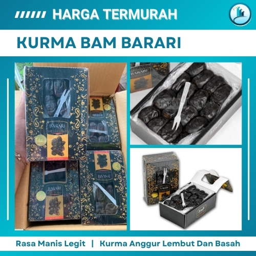 

Kurma Bar Barari Buah Kurma Madu Bam Bambarari Kurma Dates Hologram Original Premium