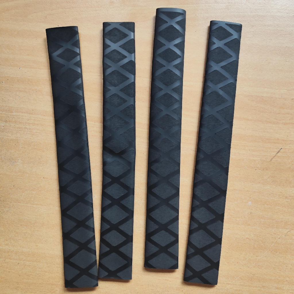 Karet Bakar Joran Tegek Warna Hitam 25cm Karet Bakar Anti Selip Karet Bakar Pegangan Joran Tegek