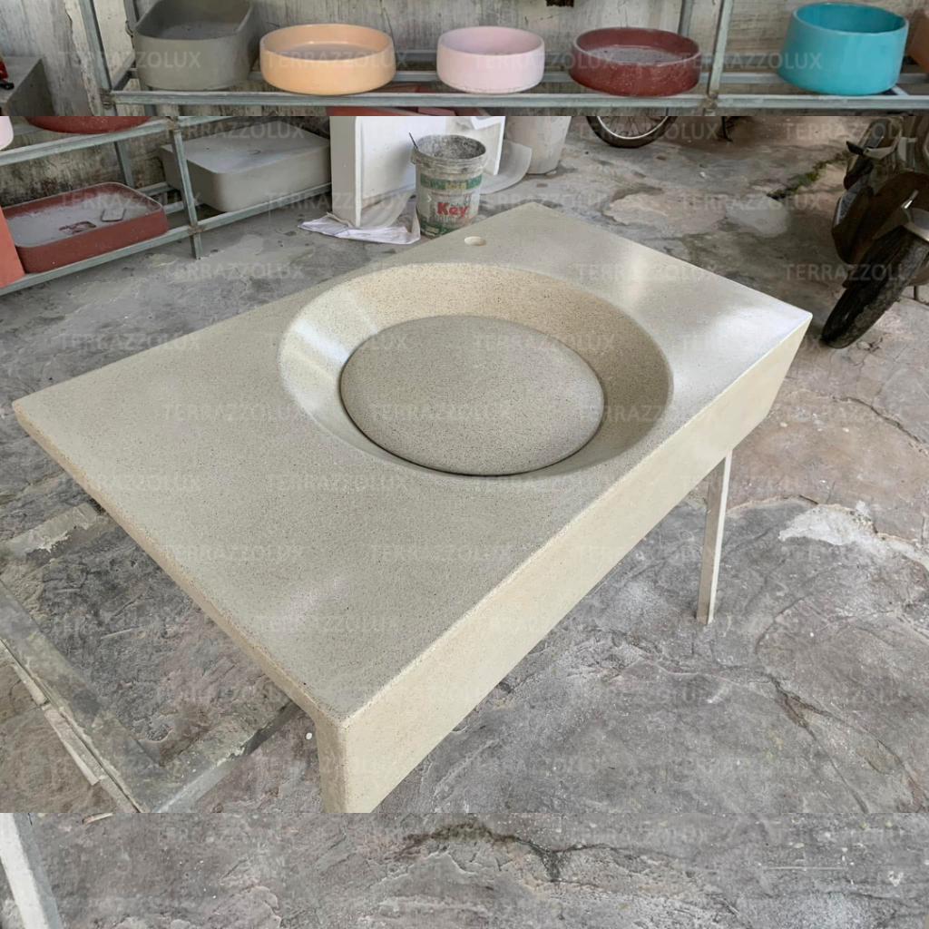 Wastafel Terrazzo | Teraso Top Table Bulan