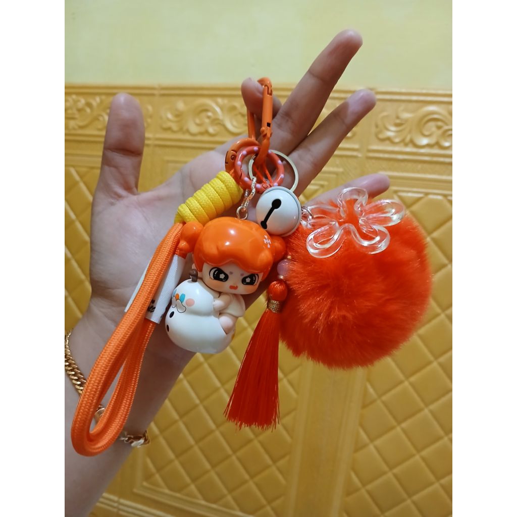 Samuel tiger mata rare / XAXA dimiemie lipbalm bear figure ori bagcharm / bag charm / gantungan tas
