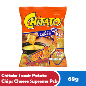 

CHITATO SNACK POTATO CHIPS CHEESE SUPREME PCK 68g