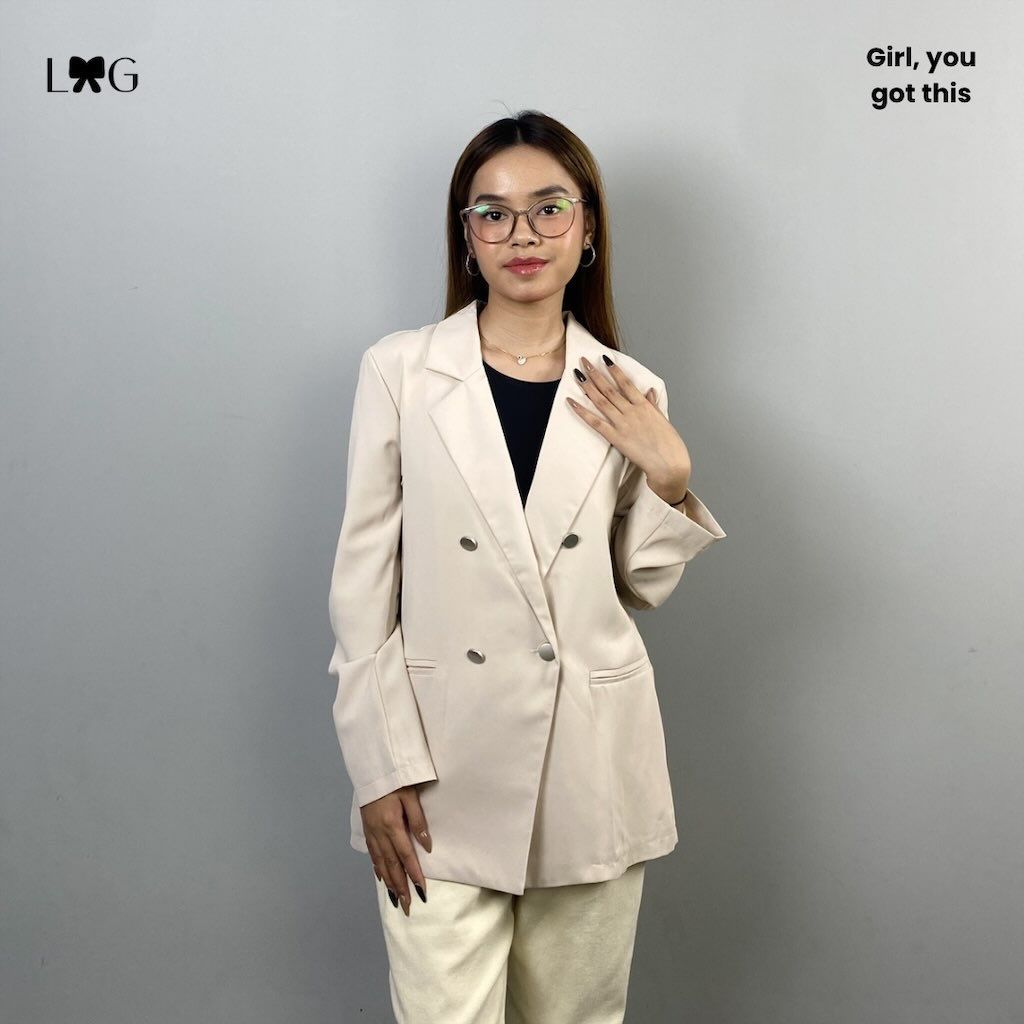 London Girl - Alexa Atasan Blazer Wanita Super Premium / Blazer Wanita Kekinian