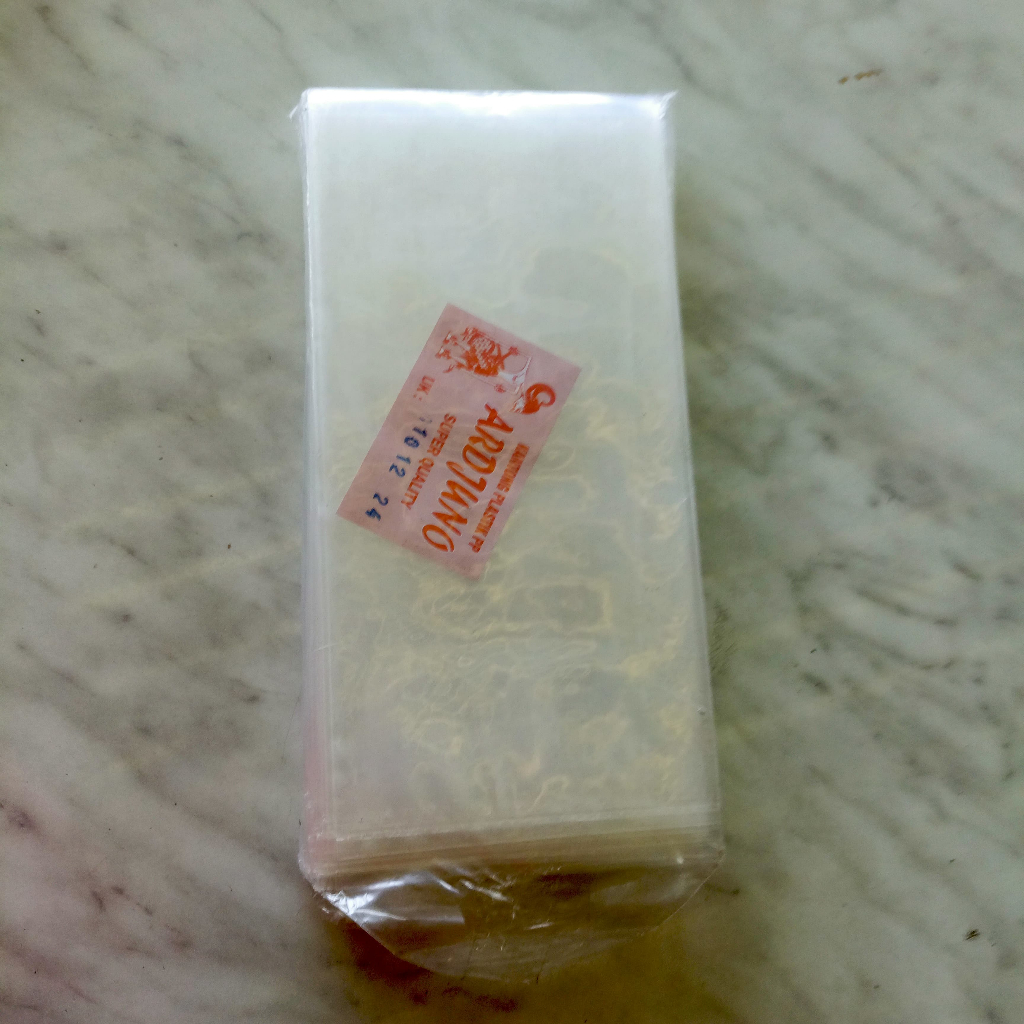 Plastik PP Mika Bening Tebal 0.10/ Plastik 0.10 ukuran 24x12