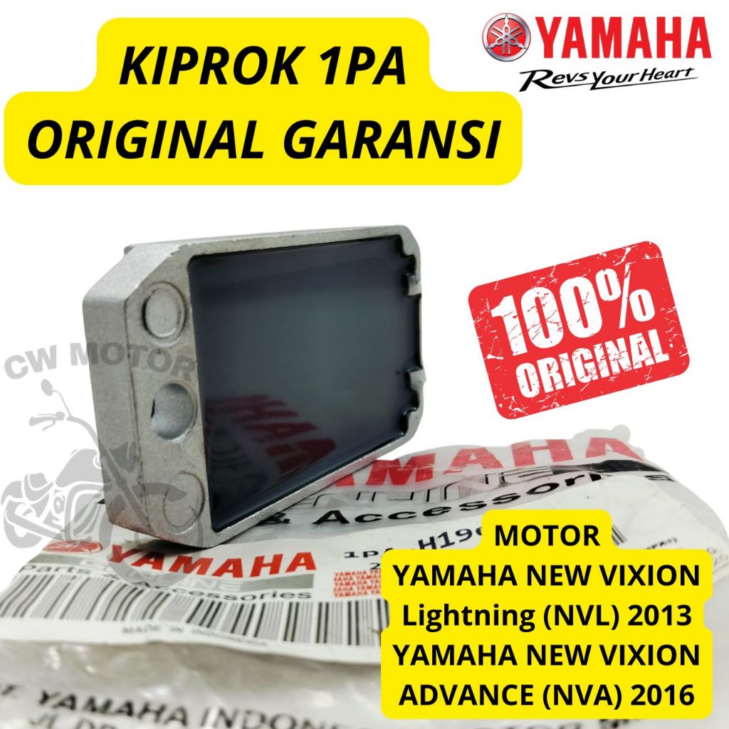 KIPROK REGULATOR YAMAHA KODE 1PA MOTOR YAMAHA NEW VIXION,NVL 2013,NVA 2016 100% ORIGINAL (GARANSI)