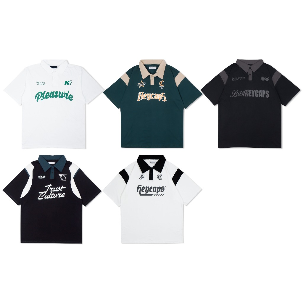 OVERSIZE RUGBY SHIRT / BAJU RUGBY OVERSIZE / POLO RUGBY SHIRT HEYCAPS