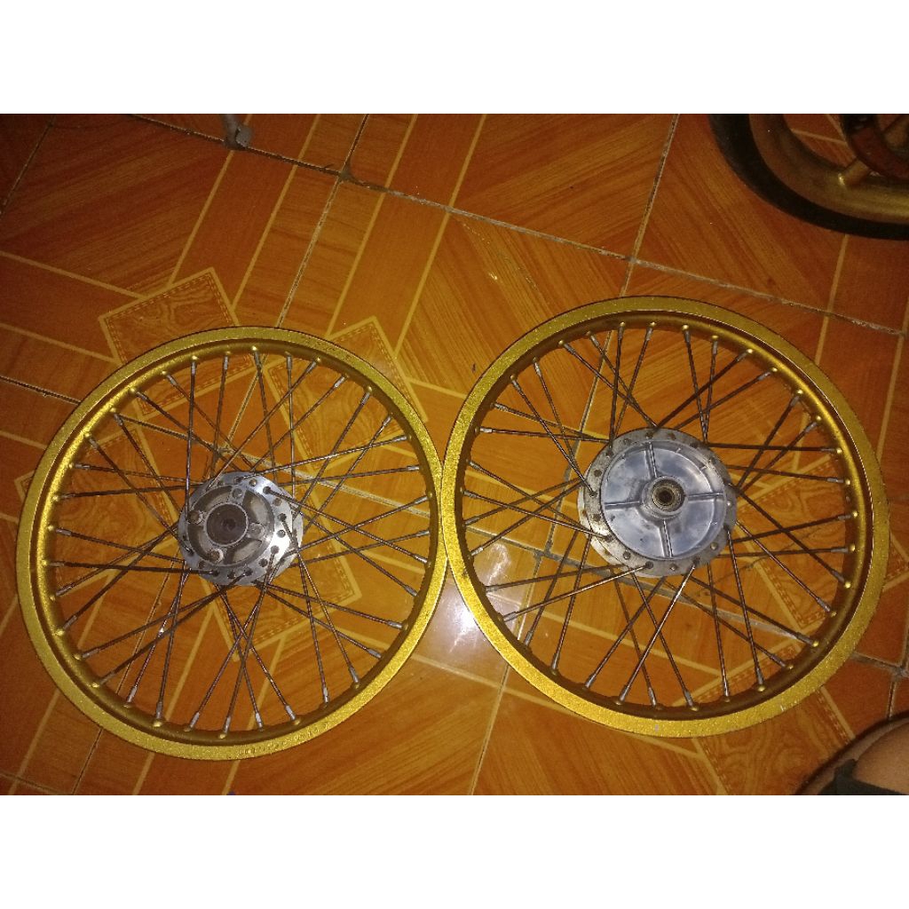 Velg TK Japan Gold Satria Fu Karbu ( PEMAKAIAN )