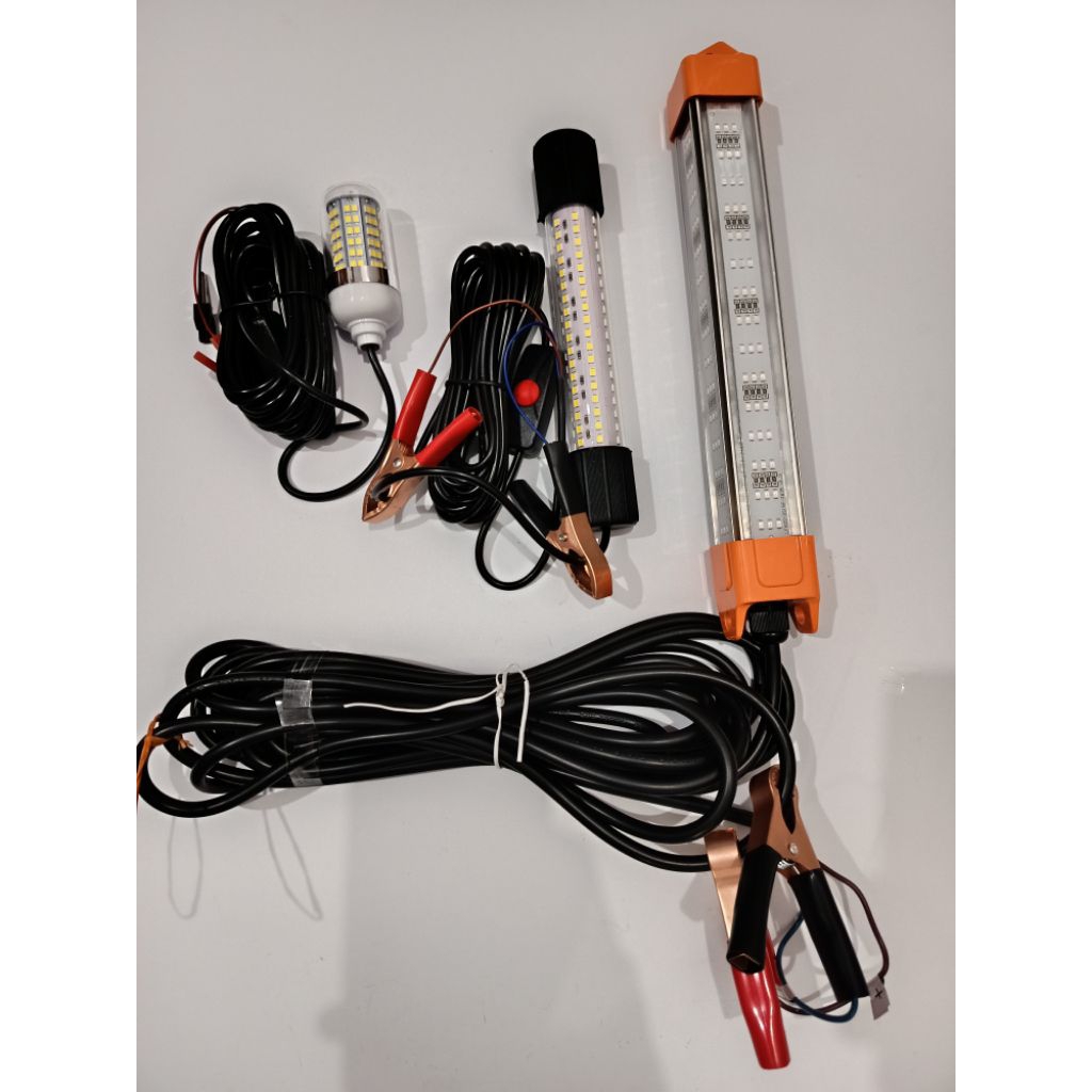 lampu celup 60 wt dalam air/lampu cumi cumi /lampu penarik ikan dc