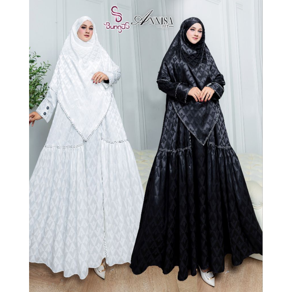 Annisa set syari french khimar by bungas