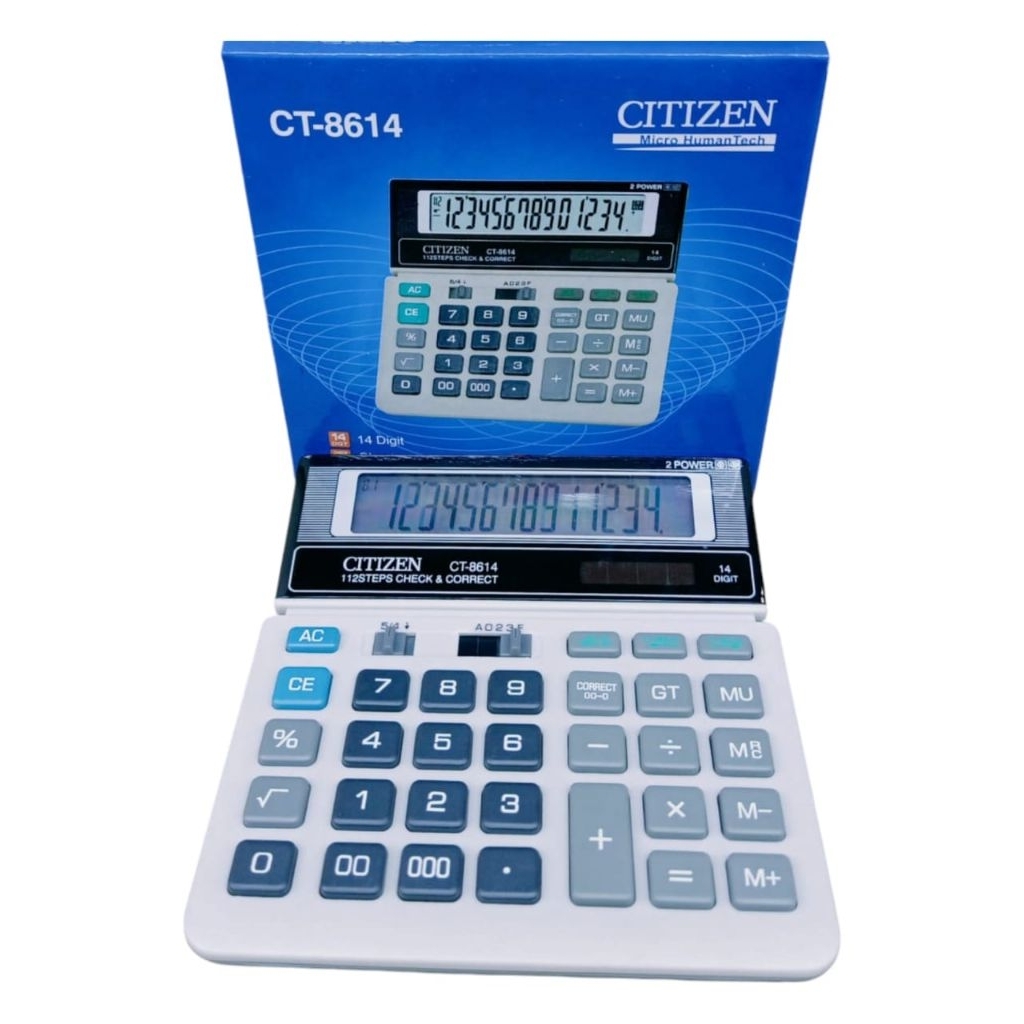 

KALKULATOR CT-8614 CHECK & CORRECT 14 ANGKA / ALAT HITUNG DAGANG
