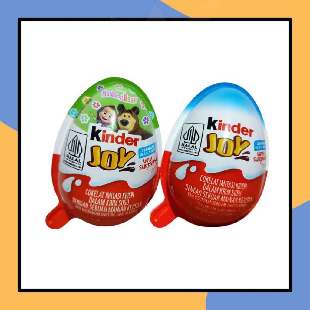 

Kinderjoy bola coklat snack PROMO berhadiah mainan anak lucu kinder joy Boy Girl