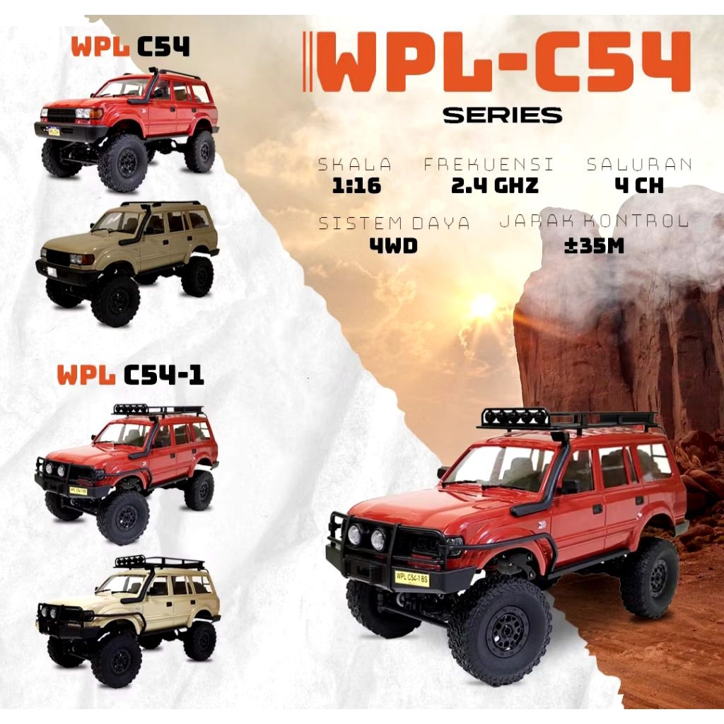 RC WPL C54-1 RTR 1/16