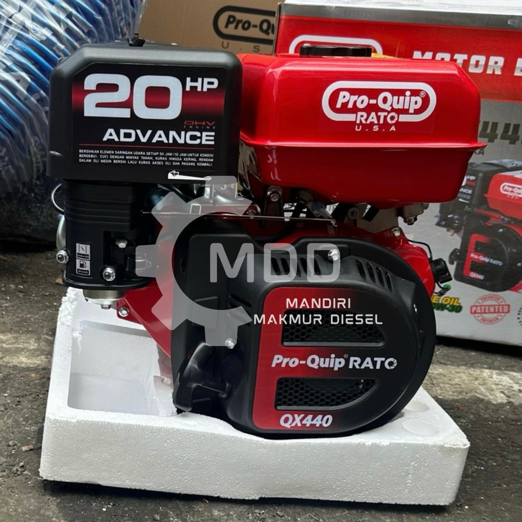 QX440 PROQUIP MESIN PENGGERAK BENSIN 20 HP PRO-QUIP QX 440 MESIN PENGGERAK SERBAGUNA