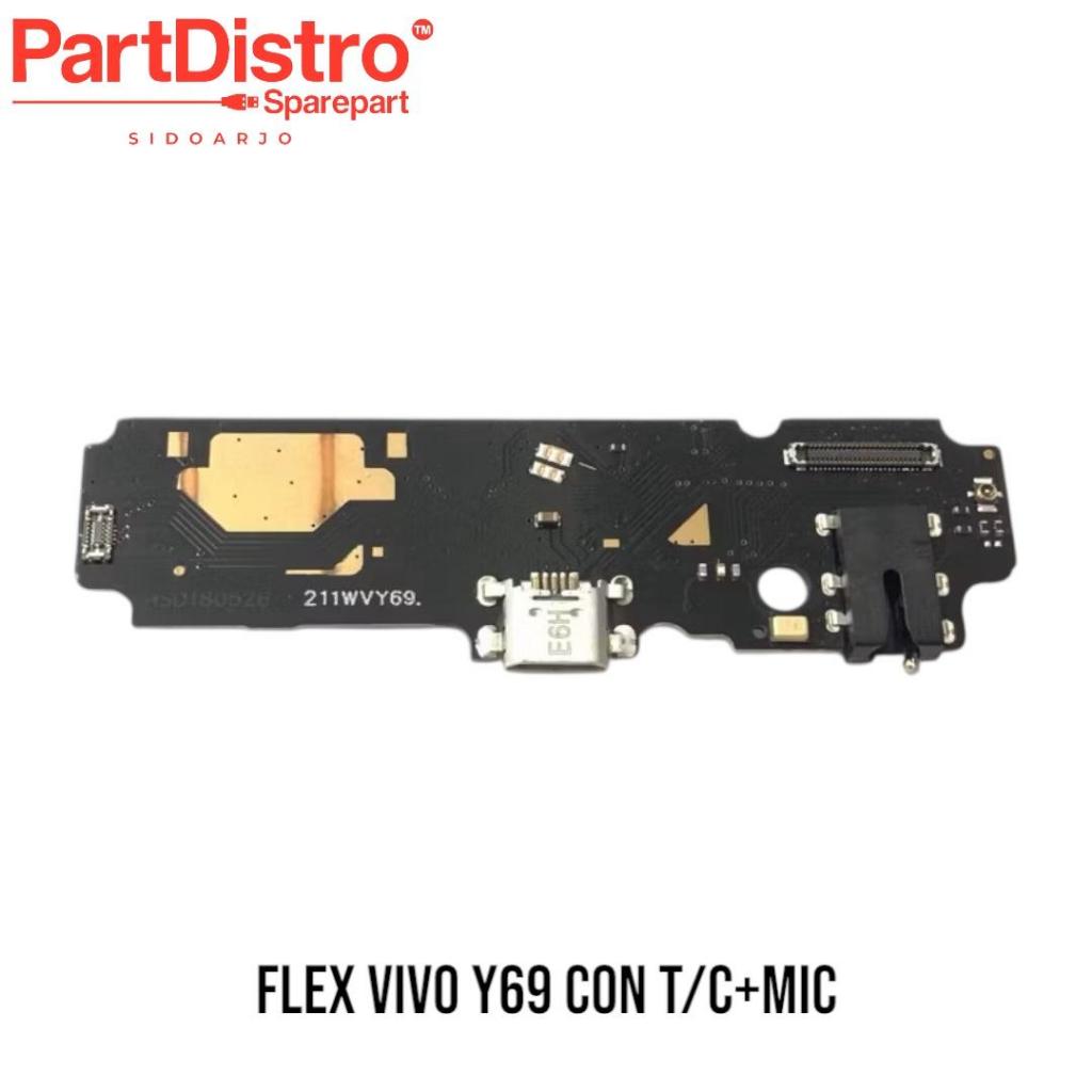 BOARD CONNECTOR CHARGER VIVO Y69 1714 / PCB KONEKTOR CAS VIVO Y69