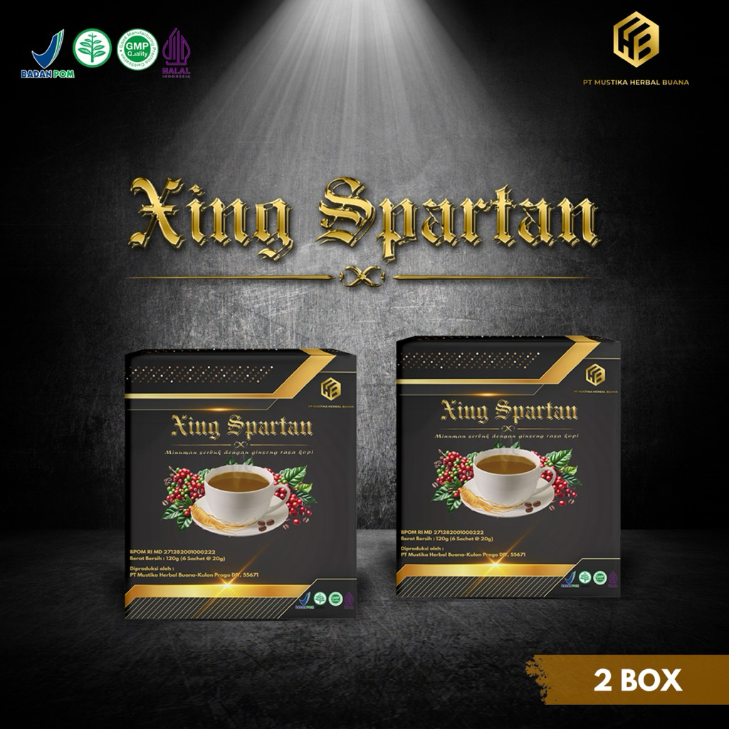 

(2Box)Xing spartan Kopi Ekstra Ginseng Penambah Stamina Pria Dewasa