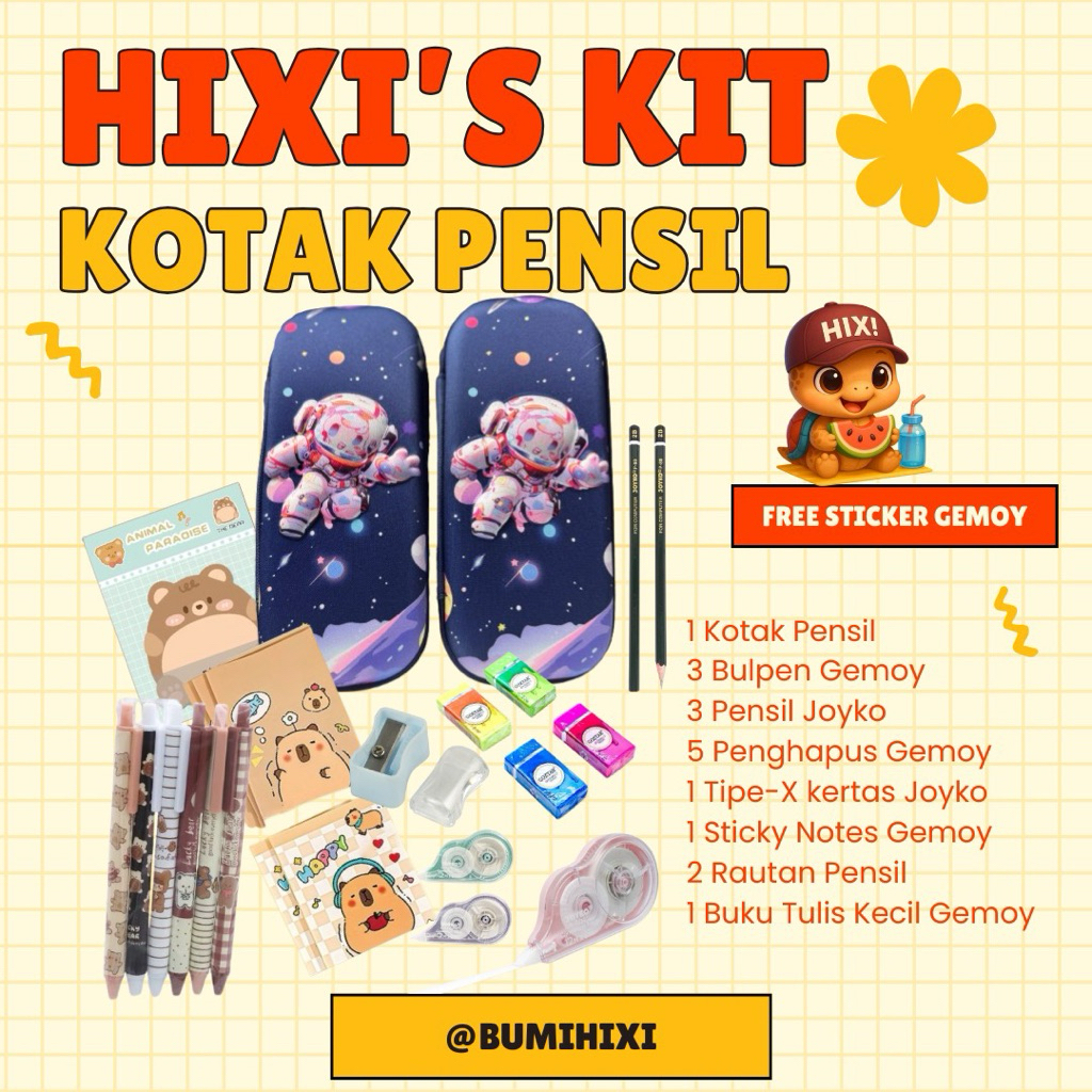 

Paket Kotak Pensil Gemoy