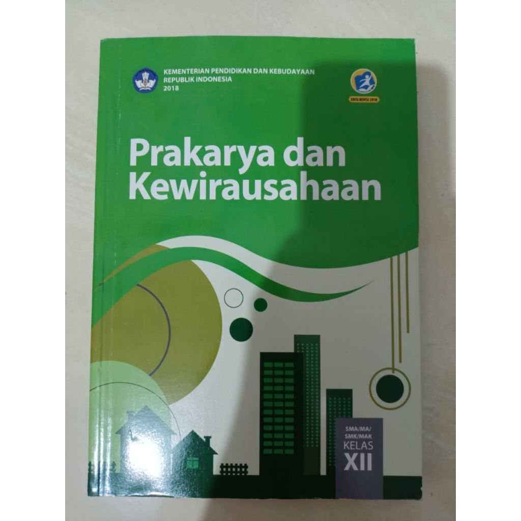 Buku Prakarya san Kewirausahaan (PKWU) SMA/MA/SMK/MAK Kelas 12/XII Bekas