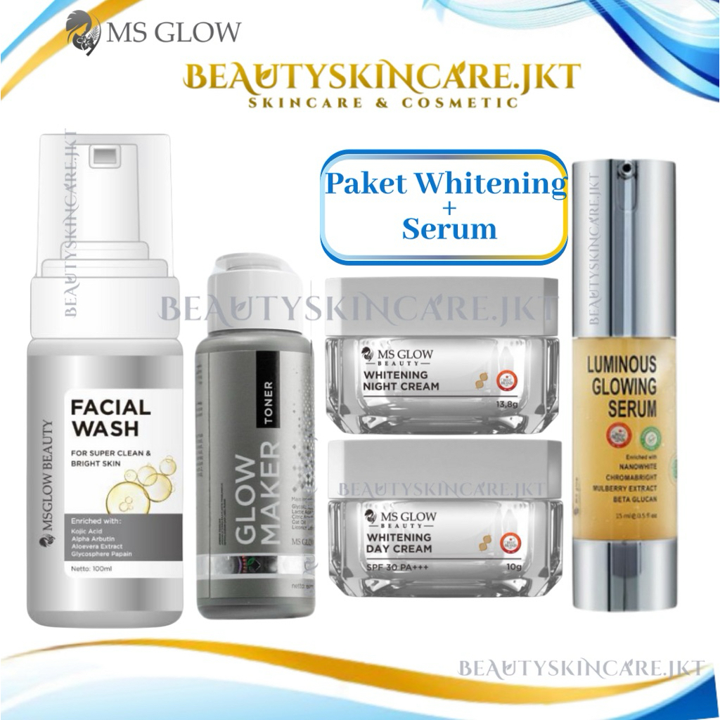 MS Glow Paket Wajah + Serum All Variant | MS Glow Paket Serum