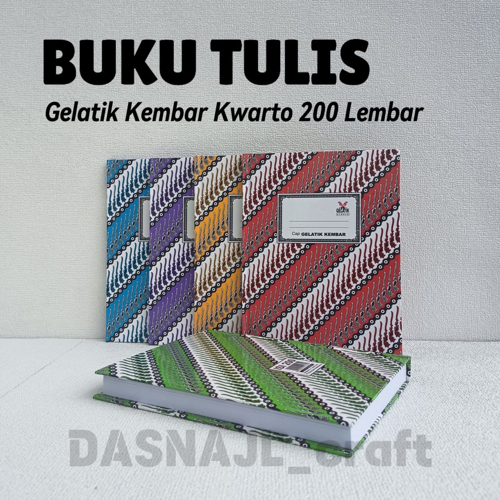 

( 1 pcs ) Buku Tulis Kwarto Gelatik Kembar 200 Lembar Buku Gelatik 200 Lembar Buku Kwarto Buku Batik Buku Hardcover