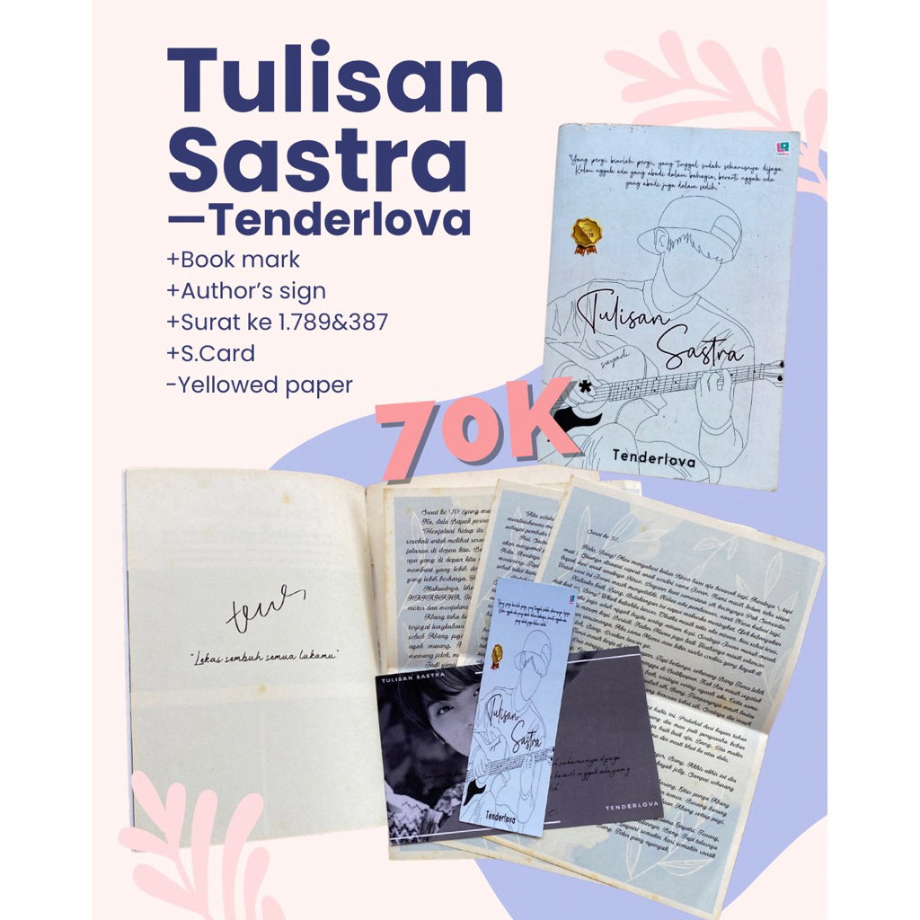 Novel Tulisan Sastra (Preloved)