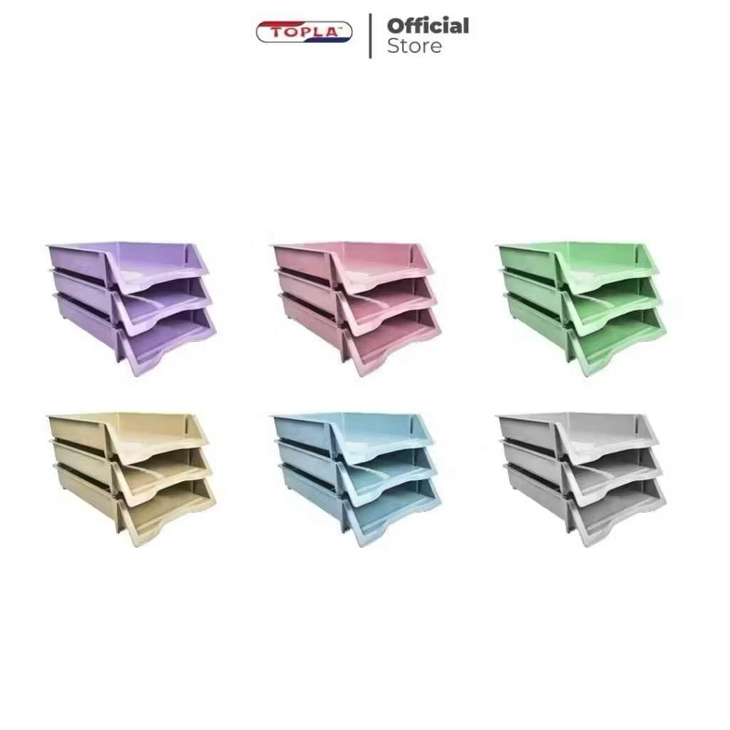 

Elevated Tray Topla / Rak Susun Topla Plastik 3 tingkat