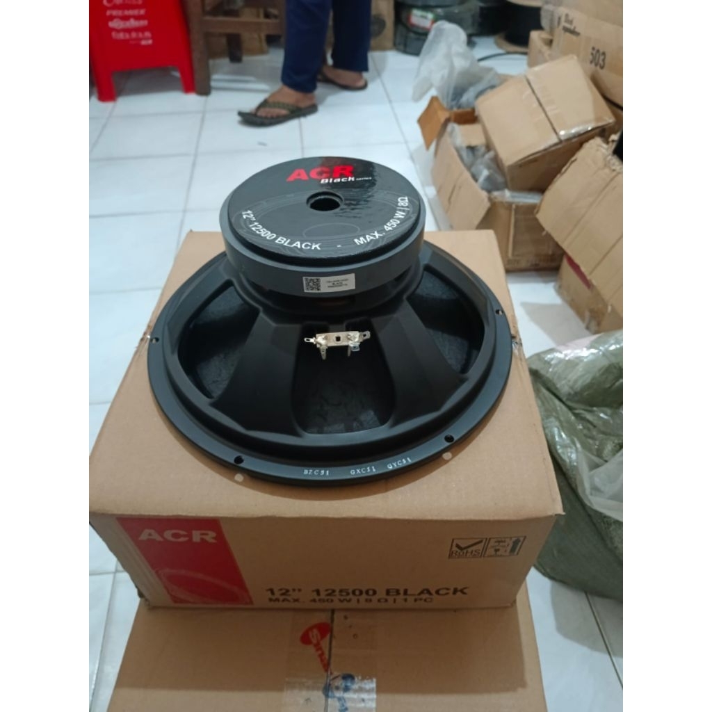 Speaker 12 inch ACR 12500 BLACK original NEW Produk