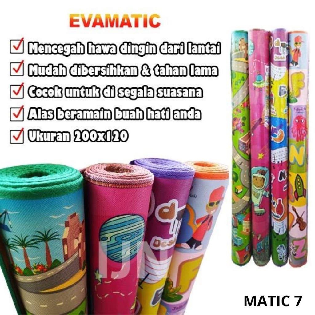 Karpet Spon Alas Evamatic Tebal dan Mudah dicuci 120x200