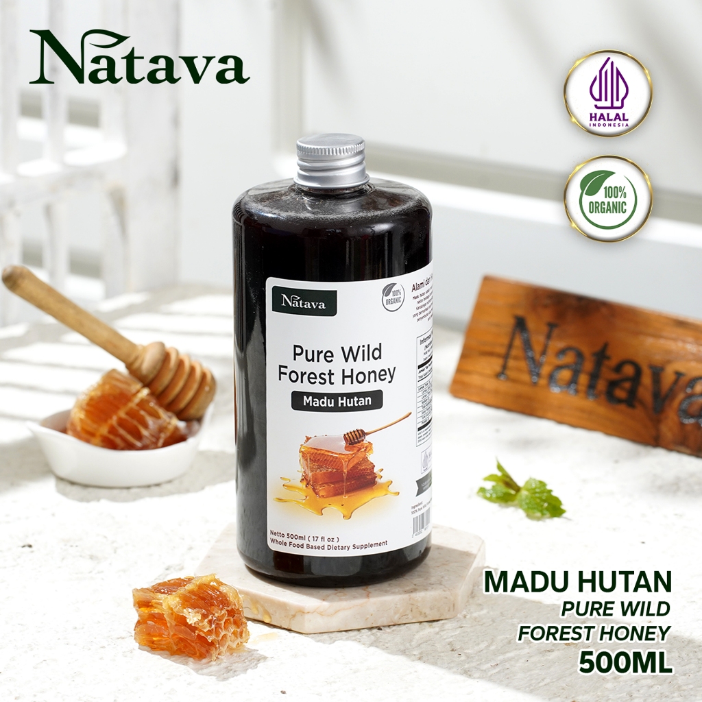 

Natava Madu Hutan Murni 500ML Madu Hitam Asli
