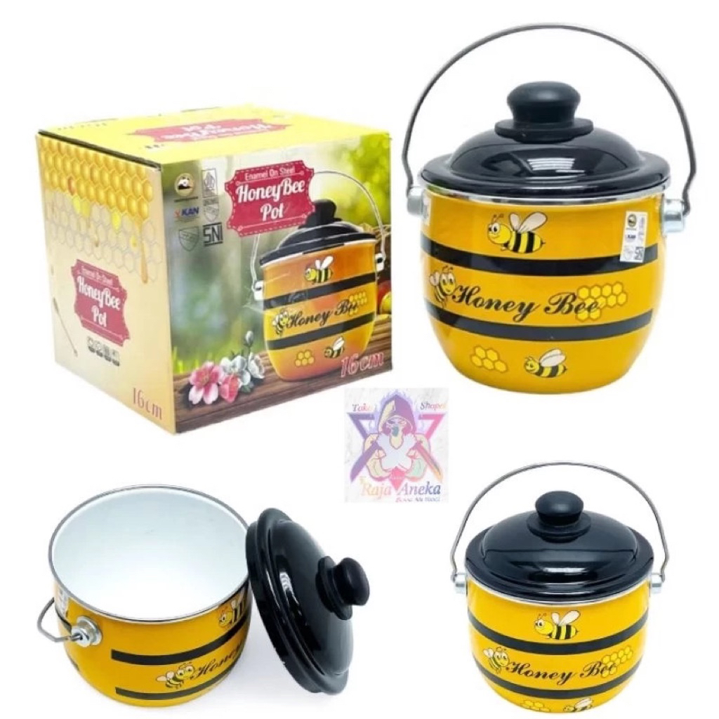 RANTANG TUNGGAL ENAMEL / RANTANG TAWON / RANTANG TUNGGAL ENAMEL HONEY BEE 16 cm