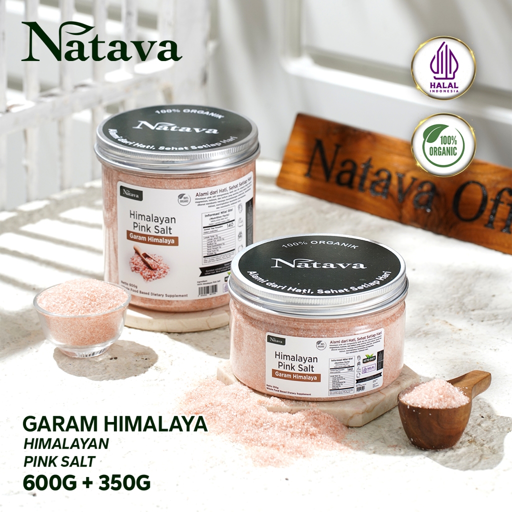 

Natava Himalayan Pink Salt - Garam Himalaya Original Alami
