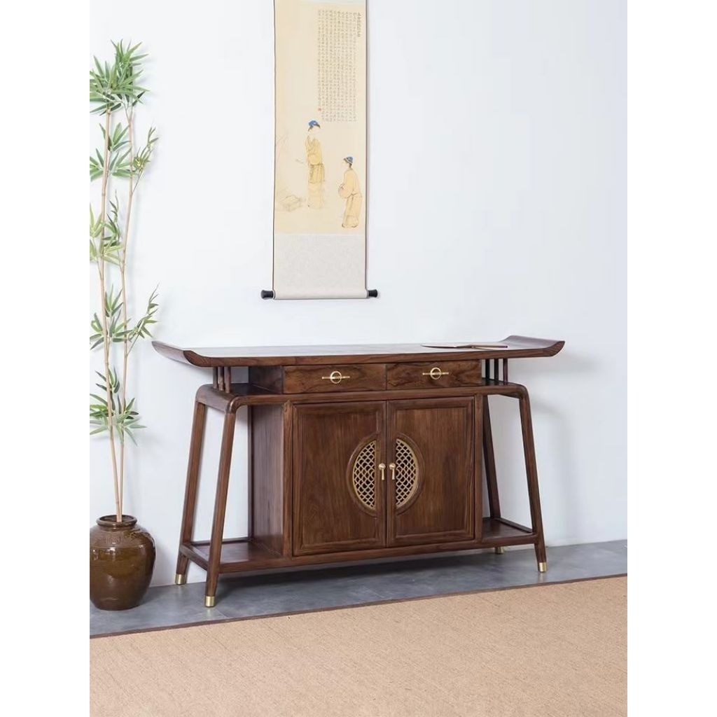 MEJA KONSOL / MEJA PAJANGAN KLASIK KAYU JATI