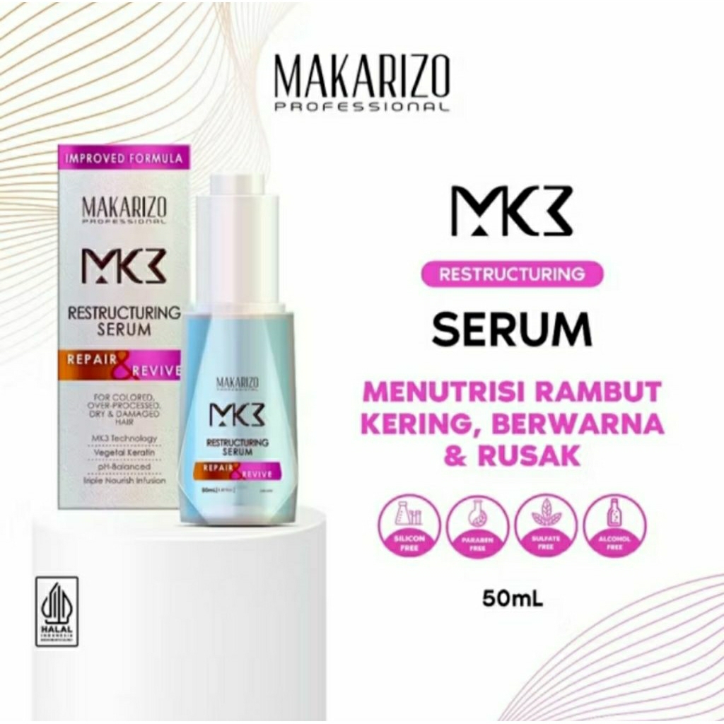Makarizo MK3 Deep Repair Restructuring Hair serum Lotion 50Ml