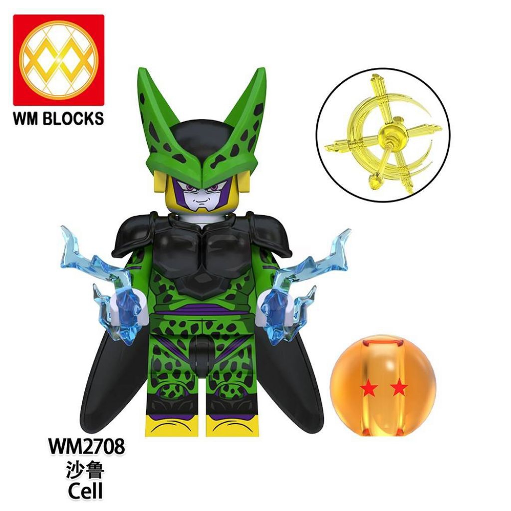 brick figure dragonball cell