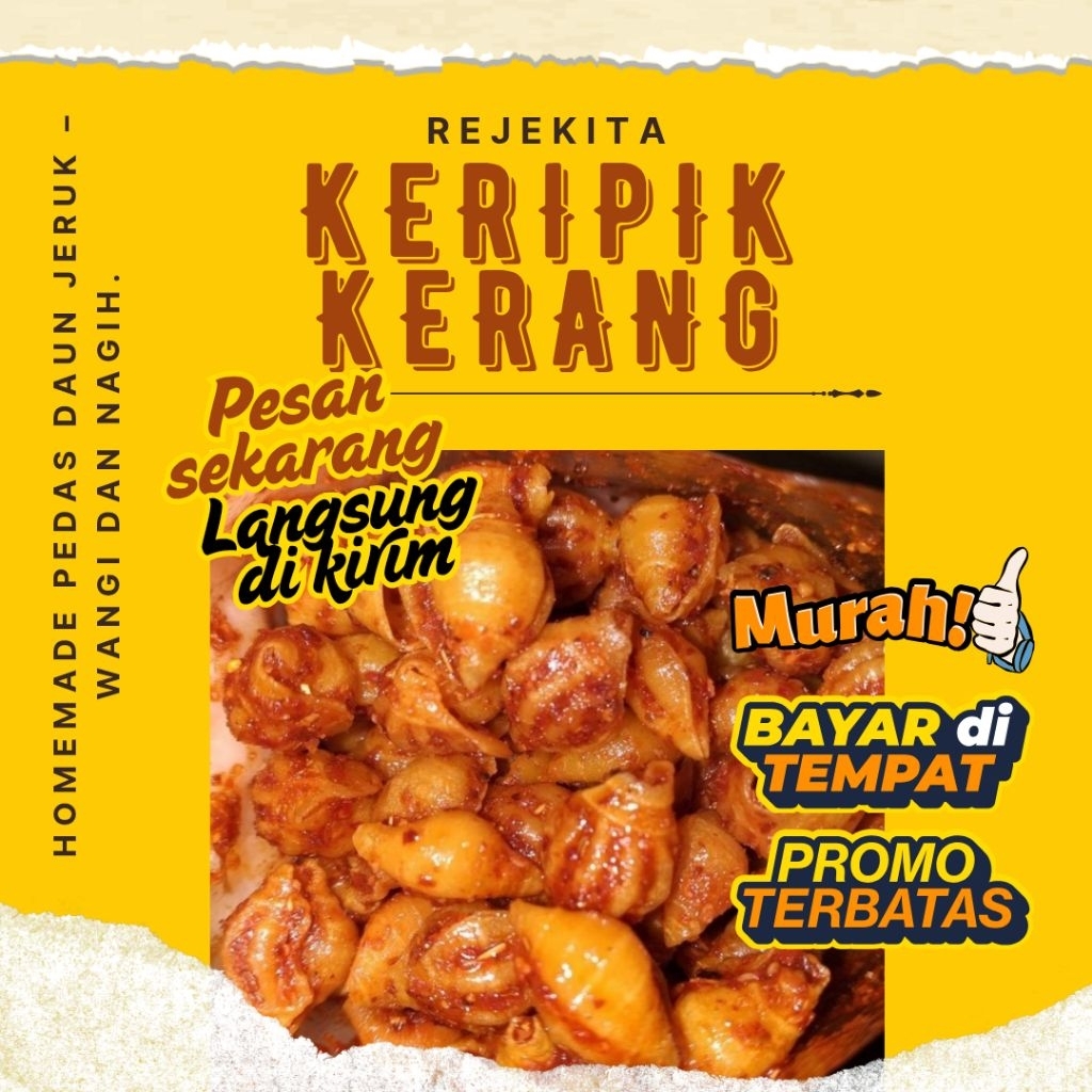 

Paket Usaha Makaroni Kerang Viral Pedas Daun Jeruk – Original, Pedas, Ekstra Pedas | RejeKita