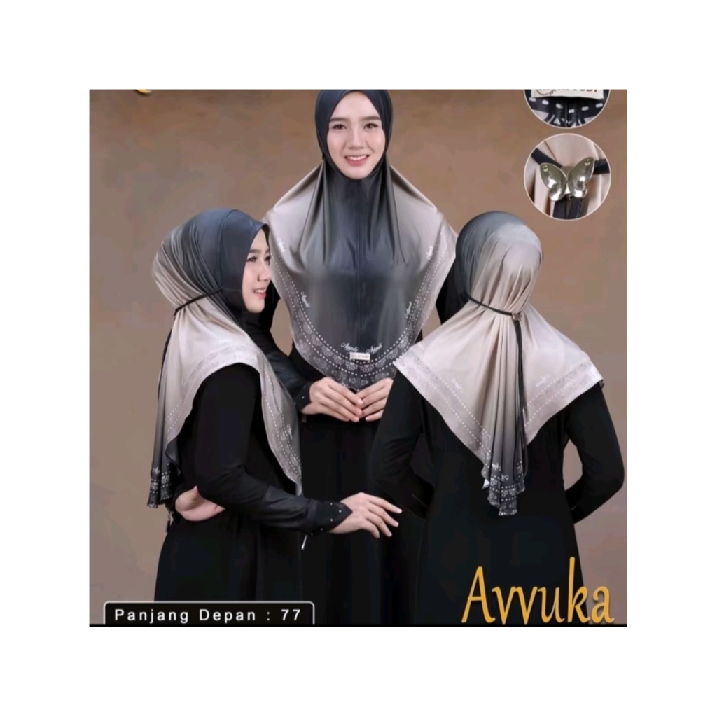 HIJAB INSTAN AYESA TALI STOPPER BY AYYUBI