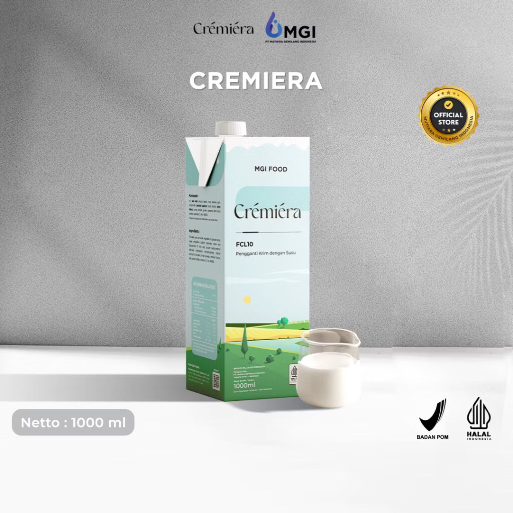 

CREMIERA (Produk krimer mengandung susu kemasan 1 litar)