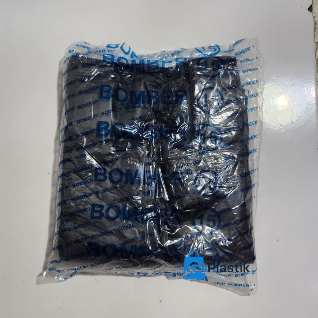 Kantong Plastik Kresek Bomber Biru Kecil (15) Warna Hitam