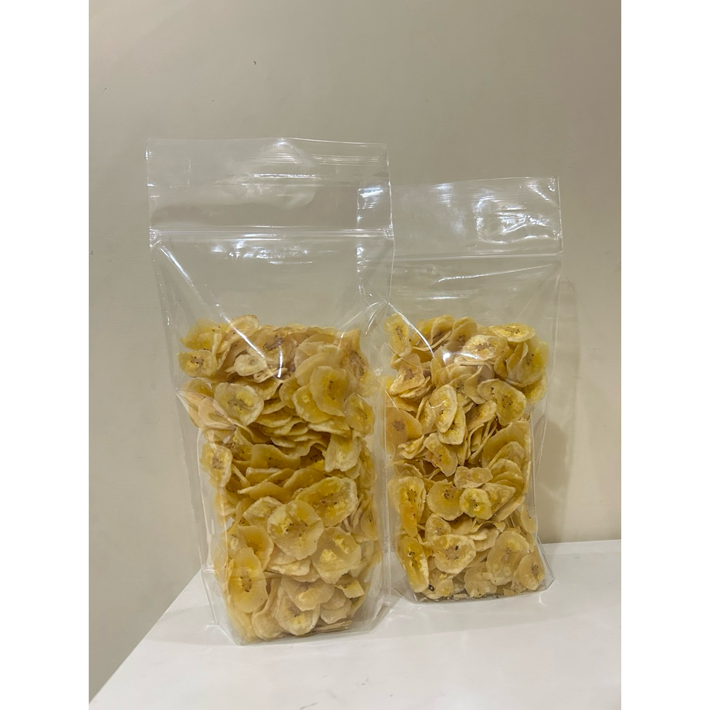

Keripik Pisang Kepok Asin 250 Gram Renyah