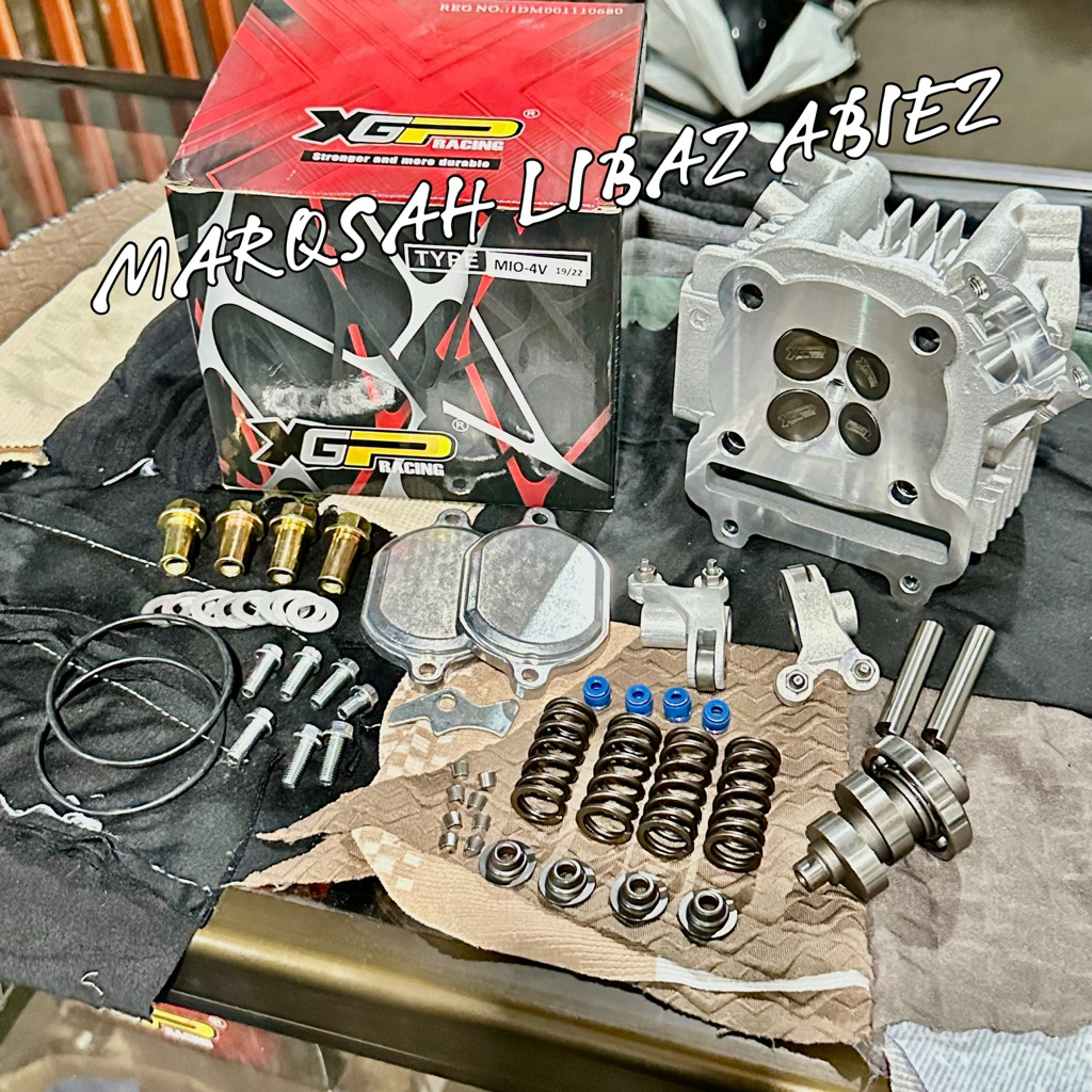 Head Kop Mio Sporty Old Lama Smile Nouvo Soul 5TL 4 KLEP SOHC XGP RACING