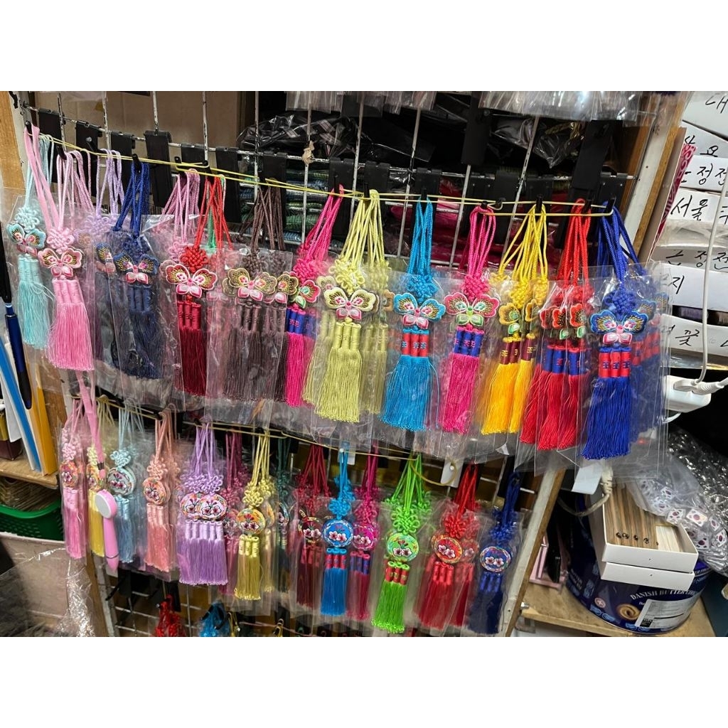 PO NORIGAE Kupu-kupu aksesoris hanbok rumbai (tassel) hiasan Hanbok SOUVENIR KOREA ASLI 100%