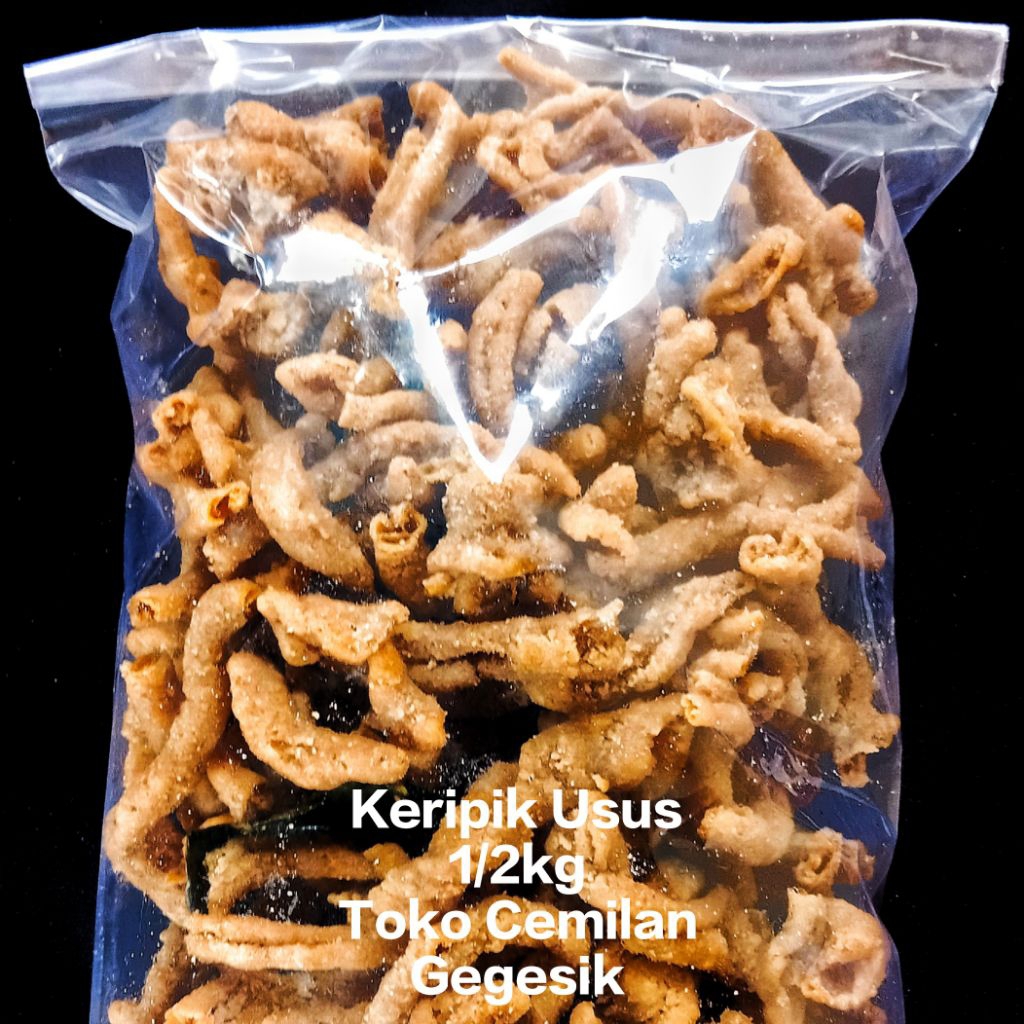 

Keripik Usus 1/2kg Original/Gurih Renyah Kiloan Murah
