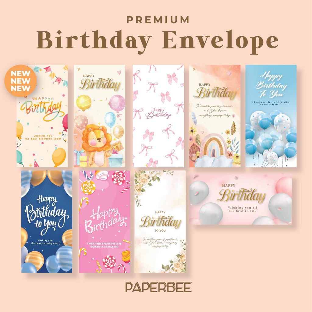 

PREMIUM Angpao / Amplop Ulang Tahun / Birthday Envelope / Barakallah Fii Umik (bisa ditulis nama)