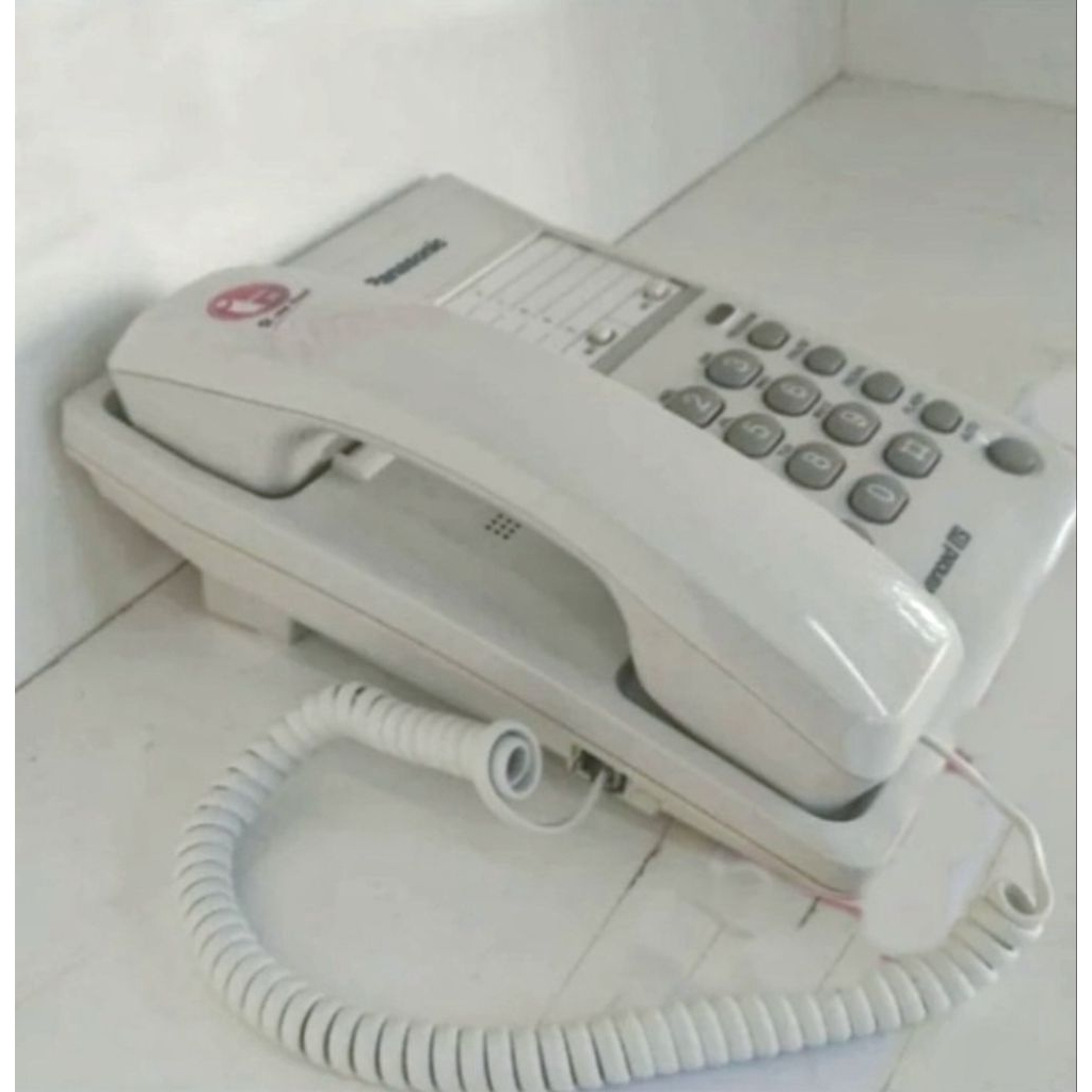 PESAWAT TELEPON RUMAH INDIHOME PANASONIC KX-T2371 PUTIH - SECOND