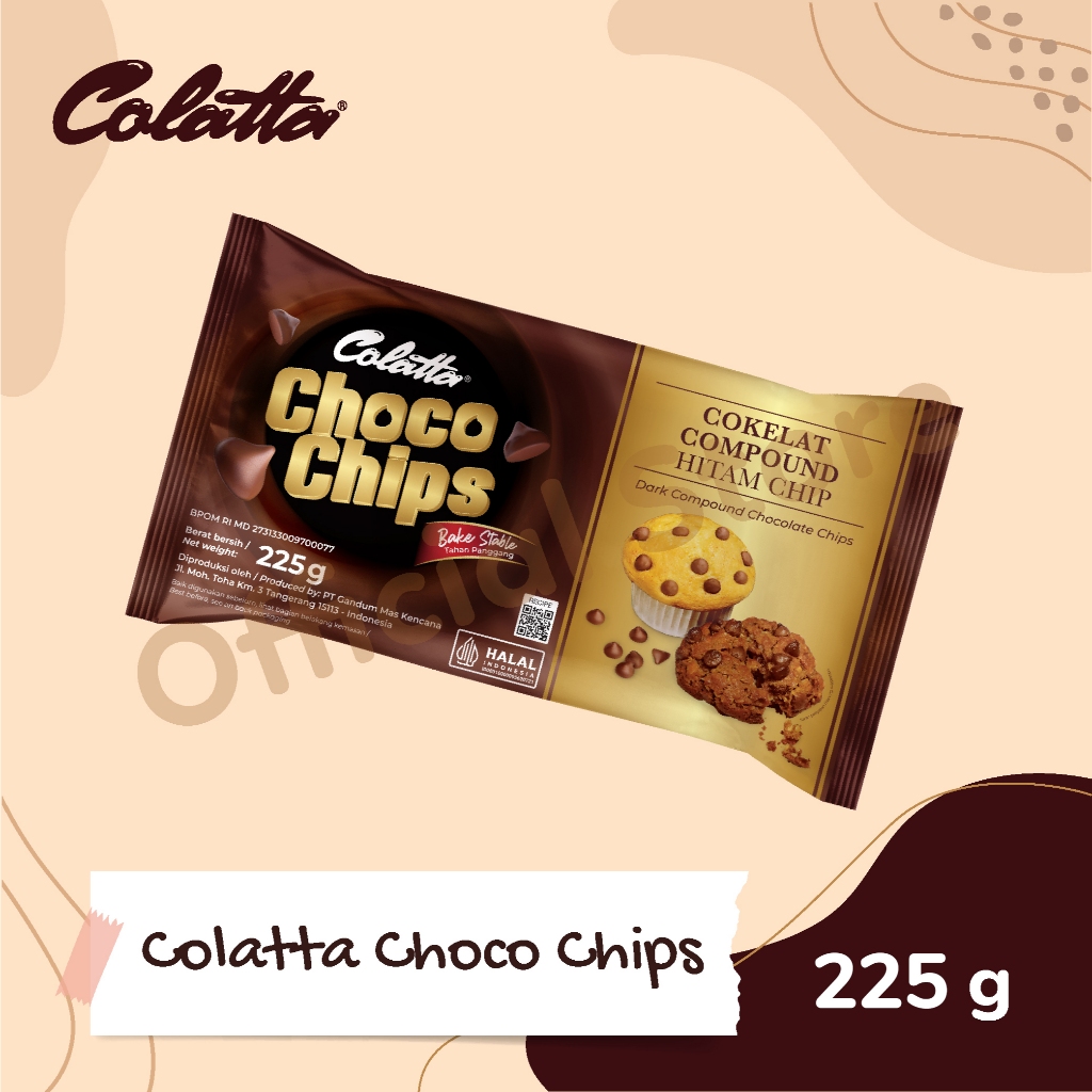 

COLATTA CHOCO CHIPS POUCH 225gr