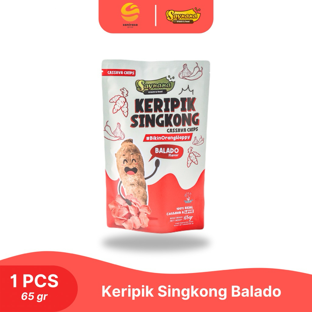 

Saynana Snack & Food Keripik Singkong Balado