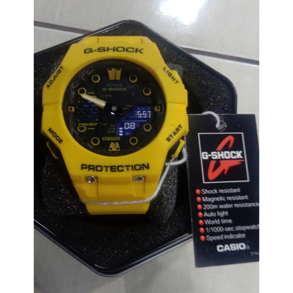 g shock GA B001 kuning