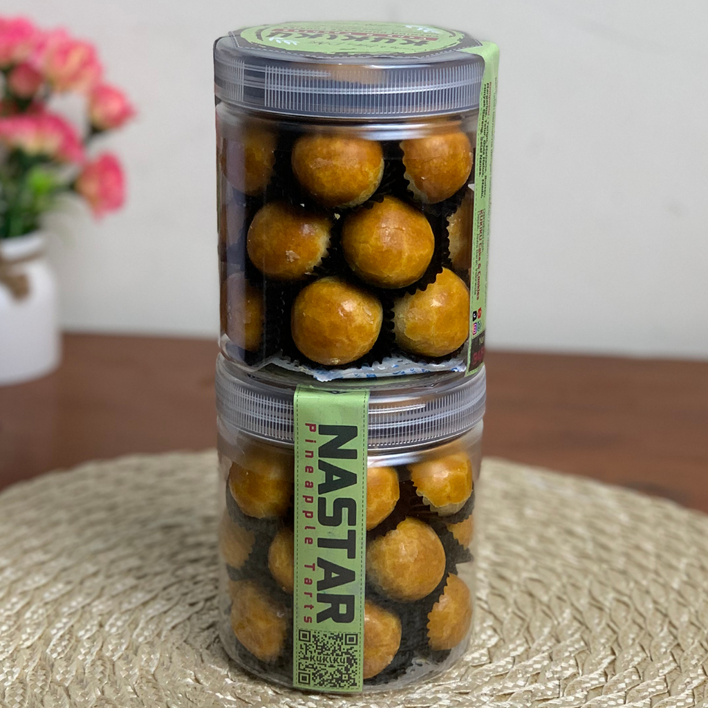 

Kukiku Nastar Clasic Cookies Kue Kering Premium Butter Toples 600 ml 345 gram