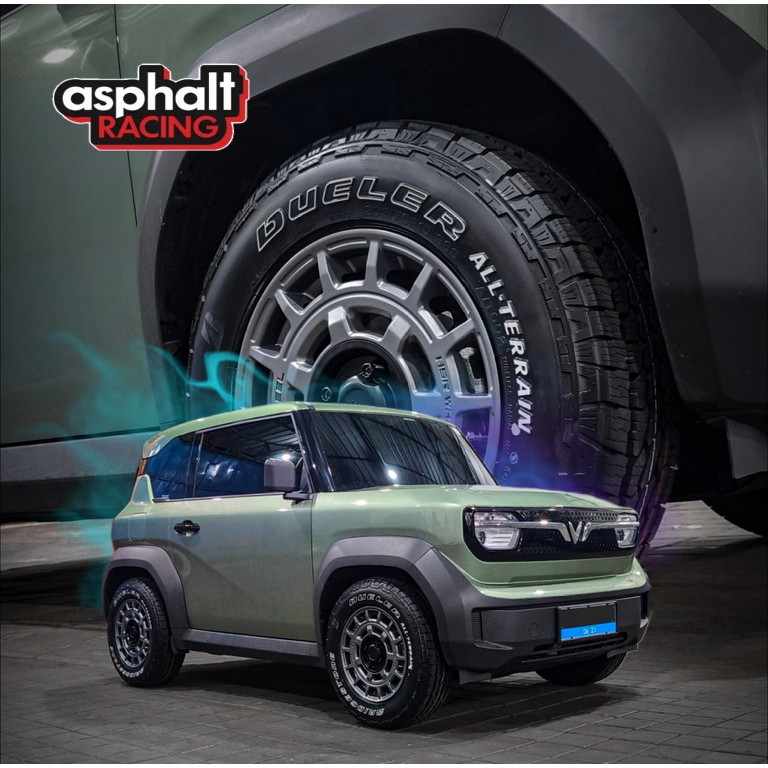 PAKETAN VELG DAN BAN UNTUK VINFAST V3 RING 15 HSR MENTAWAI R15 + BAN 205/70 R15 BRIGSTONE AT