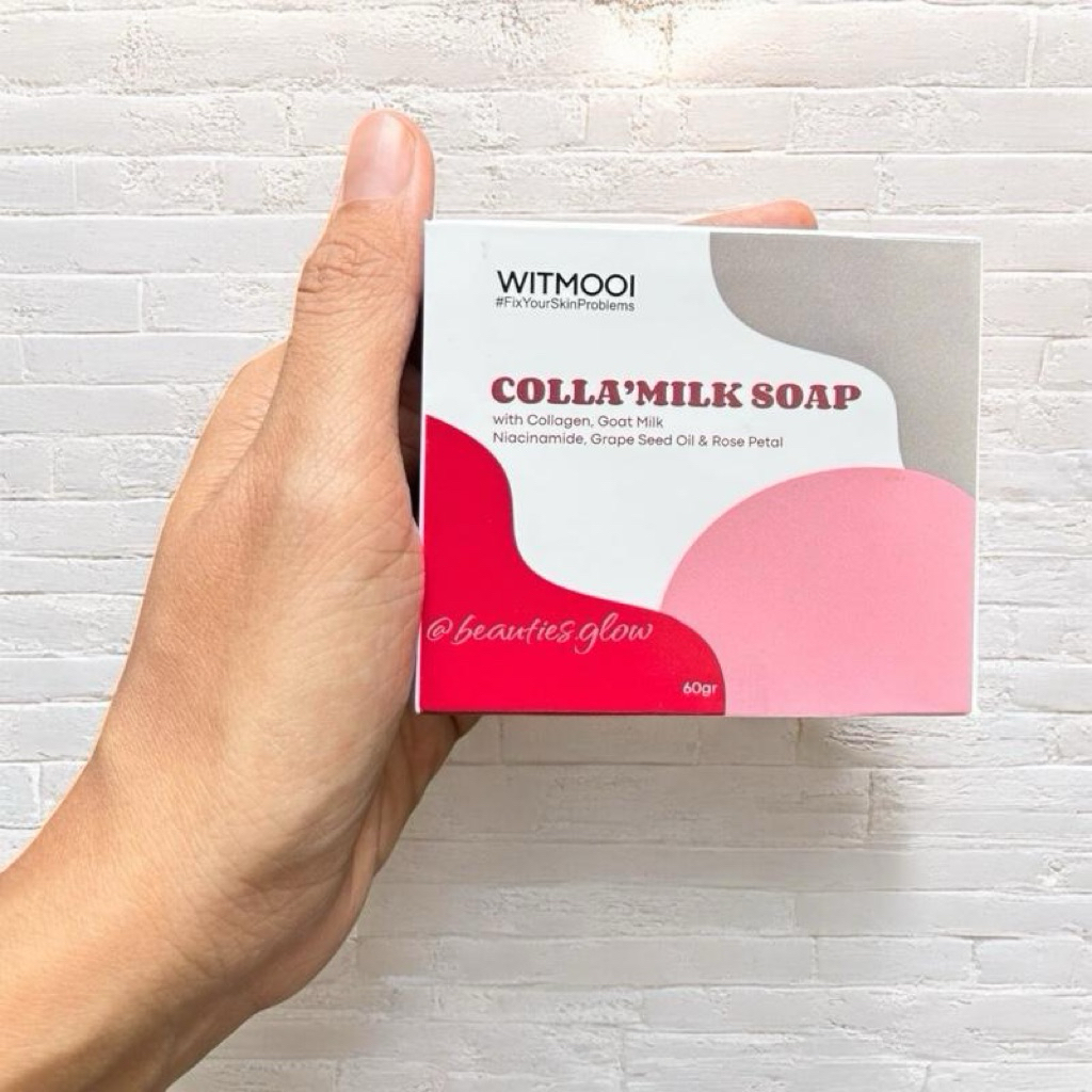 WITMOOI COLLA MILK SOAP 60gr ~ Sabun Pencerah Badan